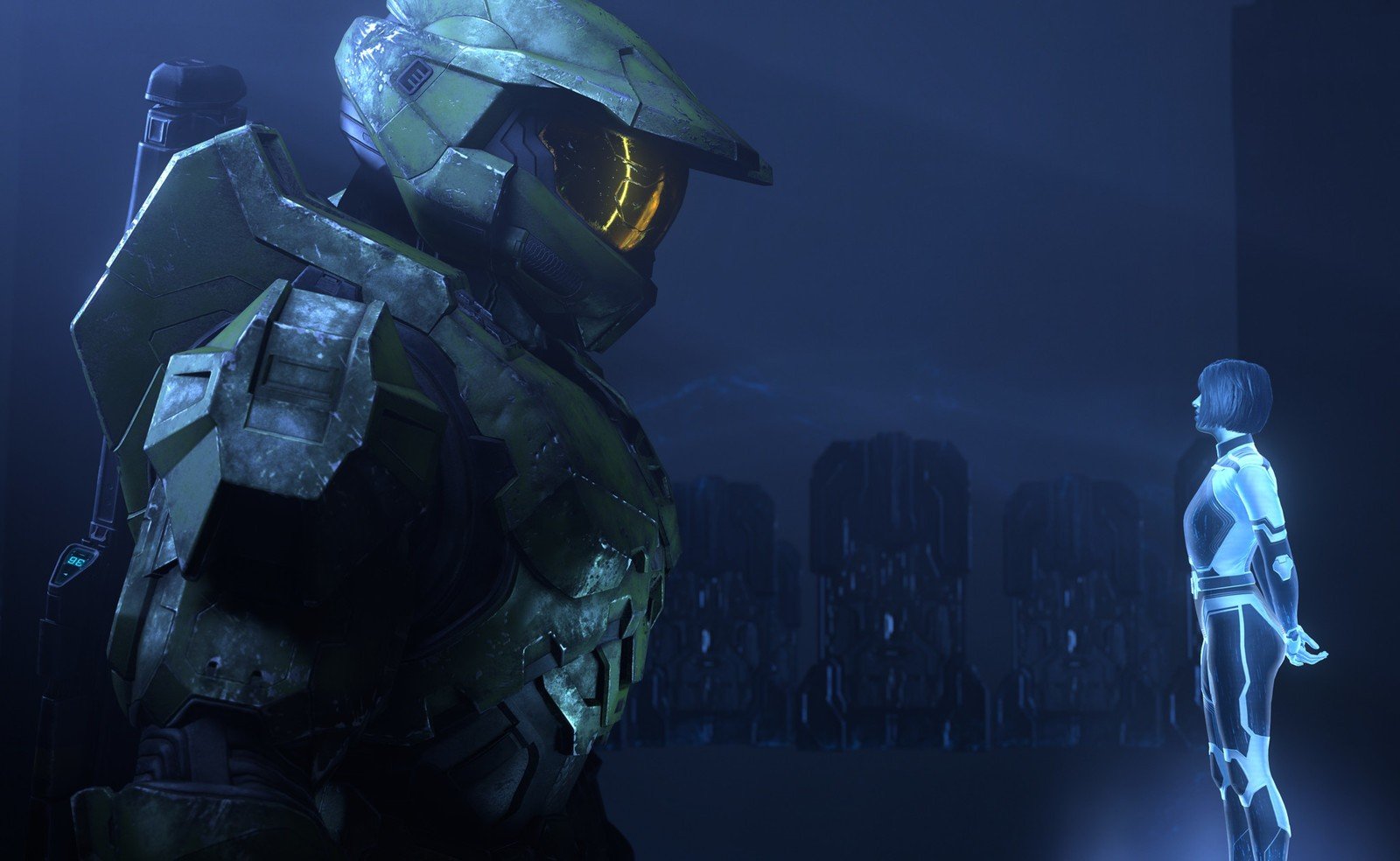 Masterchief and Cortana discussing npm aliases