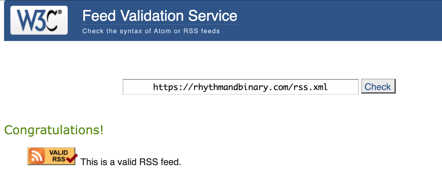 RSS Validator