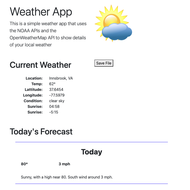 Weather App